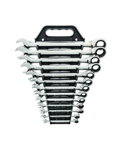 GearWrench 13 Piece 72-Tooth 12 Point Ratcheting Combination SAE Wrench Set