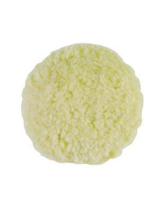 BUF301G image(0) - Buff And Shine Grip Pad 301G Twist Buffing Pad, 3 in Dia, Hook and Loop Attachment, Wool Pad, White