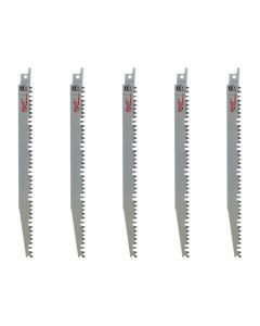 MLW48-00-1301 image(0) - Milwaukee Tool 9" 5 TPI Pruning SAWZALL Blade (5 PK)
