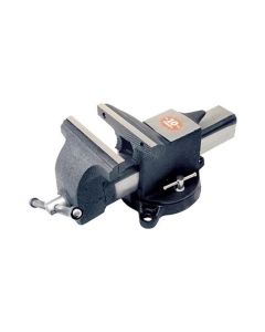 KTI64105 image(1) - K Tool International 5" Steel Vise with 5-1/4" Jaw Opening