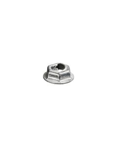 AVC2897 image(0) - AUVECO 2897 Hex Washer Thread Cutting Nut, 1/4 in Stud x 1/4 in Across Flats, Zinc