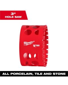 MLW49-56-5669 image(0) - Milwaukee Tool  3 Inch Diamond Max Hole Saw