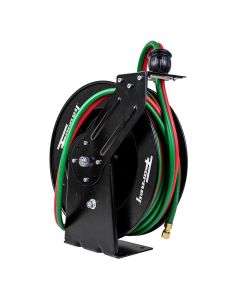 FOR86169 image(0) - Forney Industries Oxygen Acetylene Twin Welding Hose Reel 50-ft x 1/4-inch