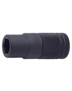 KKN165LM-45-12 image(0) - Ko-ken USA 165LM.45-12 1/4 Hex Dr. 6 point Slide Socket with Ring Magnet 12mm