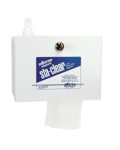SRWS23470 image(0) - Sellstrom Sta-Clear&trade; Lens Cleaning Metal station (1000 tissues and spray bottle)