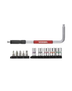 VESSLH21U image(1) - Vessel Tools 2 Way -Speed L Handle, 11pc Set