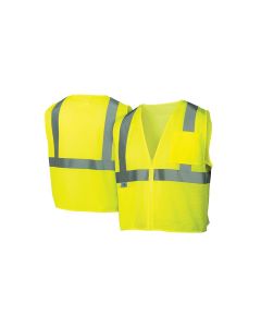 PYRRVZ2110S image(0) - Pyramex Safety - Safety Vest - Hi-Vis Lime - Size Small