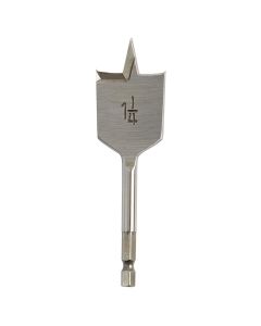 MLW48-27-0015 image(1) - Milwaukee Tool 1-1/4" x 4.5" Flat Boring Bit