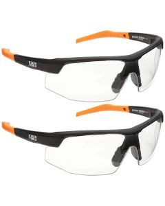 KLE60163 image(0) - Klein Tools Professional Safety Glasses, Full Frame, Clear Lens