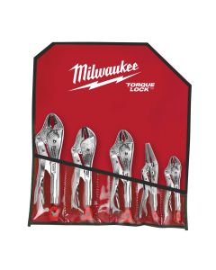 MLW48-22-3695 image(2) - Milwaukee Tool 5 Pc. TORQUE LOCK LOCKING PLIERS KIT