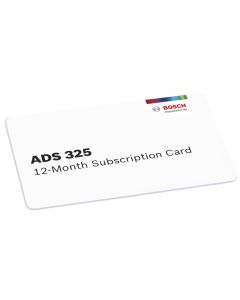 BOS3925-SUB image(0) - Bosch ADS 325 12-Month Software Subscription