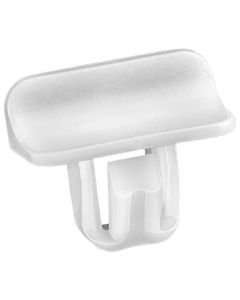 AVC21835 image(0) - AUVECO 21835 Molding Clip, (11.5 x 21 mm) Head x 11 mm L Stem x 17 mm H, Nylon, White