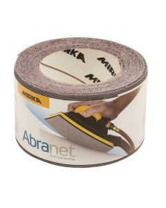 MRK9A570180 image(0) - Mirka Abrasives Abranet 9A570180 9A Series Closed Coated Grip-On Sanding Sheet Roll, 2-3/4 in W x 30 ft L, P180 Grit