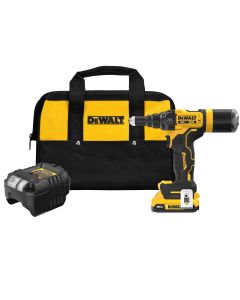 DWTDCF403D1 image(1) - DeWalt 20V MAX* XR Brushless Cordless 3/16" Rivet Tool Kit