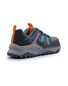 FSIA1251-7W image(2) - Avenger Work Boots AERO Trail - Women's  Low Top Shoe - Composite Toe - CT |EH |SR - Grey / Teal - Size: 7 - E - (Wide)