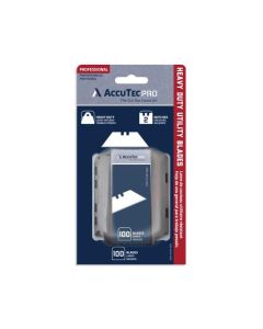 ASRAPBL-8016 image(0) - AccuTec Pro AccuTec Pro Utility Blade .024 HD 1074 2-Notch 100BL/DSPR "Carded" (10CD/CA)