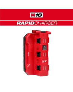 MLW48-59-1817 image(0) - Milwaukee Tool M18  Six Bay Daisy Chain Rapid Charger
