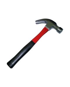 KTI71772 image(1) - K Tool International 20 oz. Claw Hammer with Fiberglass Handle