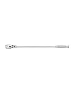VIMFR8USA image(0) - VIM Tools 1/2 Inch Drive 24 Inch OAL 90T Flex Head Ratchet - Usa Made Chrome
