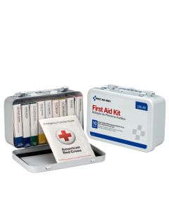 FAO240-AN image(0) - First Aid Only 10 Unit First Aid Kit Metal Case