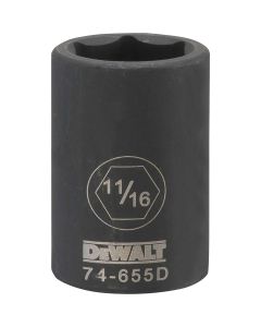 DEWALT Dwmt 6Pt 1/2In Dr Im Skt 11/16In SAE