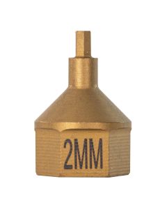 Mayhew 2 MM Metric Hex Dual Drive Bit, 7/16" Drive