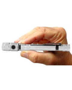 Maxxeon WorkStar 369 Rechargeable LED Zoom Penlight/Inspection Light USB-C, Silver