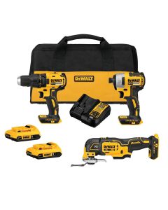 DEWALT 20V MAX* Brushless Cordless  3-Tool Combo Kit