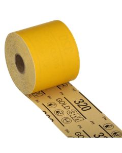 MMM02787 image(0) - 3M  Stikit Gold Sheet Roll 02787, 320, 2-3/4-inch x 45 yd (70mm x 41 m)
