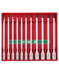 MLW48-22-9534 image(0) - Milwaukee Tool 1/4 inches and 3/8 inches Drive Long TORX Bit Socket Set - 11 Piece