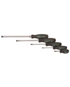 KTI16001 image(1) - K Tool International SCREWDRIVER SET SLOTTED 5 PC SET