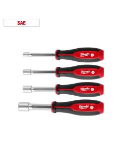 MLW48-22-2444 image(2) - Milwaukee Tool 4pc SAE HollowCore Nut Driver Set