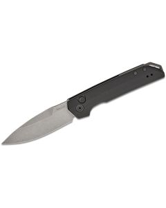 KER7038 image(0) - Kershaw Launch Iridium Automatic Push-Button Lock Spear Point Blade EDC Folding Knife -Black - $1000 Min Vendor Direct Auto Knives Only. Cannot Ship to CA, CT, DE, MN. Contact Sales Rep.