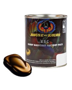 HOKKBC12-Q01 image(0) - House Of Kolor SHIMRIN KBC12-Q01 Kandy Series Universal Basecoat, 1 qt Can, Pagan Gold