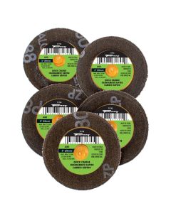 Forney Industries Quick Change Sanding Disc, 80 Grit, 2 in (5-pack of Forney 71745)