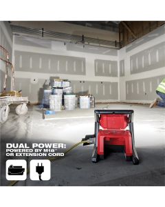 MLW2366-20 image(9) - Milwaukee Tool 4000 Lumen M18 ROVER Dual Power Flood Light
