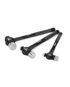 TIT63706 image(1) - TITAN 3 pc. Pro-X Ball Pein Hammer Set