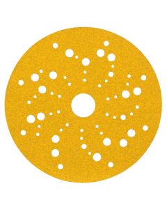 MMM53027 image(0) - 3M  Hookit Gold Abrasive Disc 53027, 5-inch (125mm), Dust-Free