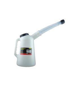 KTI74649 image(0) - K Tool International Plastic Measure Flex Spout with Lid 1 Quart