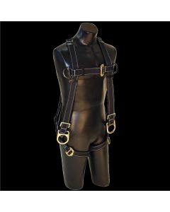 SRW802652 image(0) - FALL SAFE Safety Harness - A-SERIES NOMEX / KEVLAR WEB - Nomex / Kevlar Vest-Style Positioning - Back / Side, Pass Through, Pass Through - Size: Big Boy