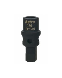 AST7811003 image(0) - Astro Pneumatic 1/4 Drive 1/4 Low Profile Nano Impact Socket