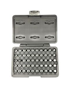 VIMMMS450 image(0) - VIM Tools Elite 50 Piece Mechanics Master Set, All 1/4 Inch Drive And 20 mm OAL, TORX, TORX Plus, XZN Hex Flat Philips