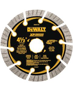 DEWALT XP 4-1/2" All-Purpose Segmented Diamond Blades