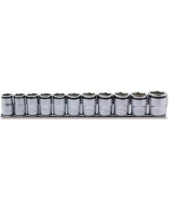 KKNRS4450M-11 image(0) - Ko-ken USA 1/2 Sq. Dr. NUT GRIP Socket Set, - 11 Pieces. 14-24mm - RS4450M/11