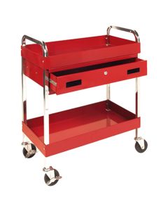 WLMW54004 image(0) - Wilmar Corp. / Performance Tool 2 SHELF UTILITY CART W/DRAWER