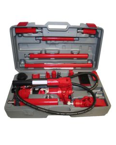 American Forge & Foundry Collision & Body Repair Kit - 4 Ton Capacity - 17 pc Kit - Includes Pressure Guage - SUPER DUTY