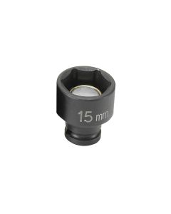 GRE915MG image(1) - Grey Pneumatic 1/4" Drive x 15mm Magnetic Standard Socket