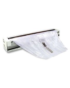 3M 06724 Plastic Sheeting, 16 ft W x 400 ft L, HDPE, Translucent