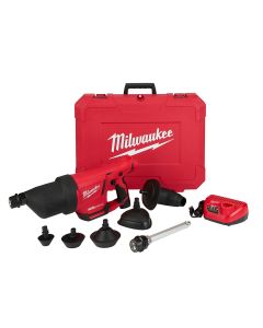 MLW2572B-21 image(1) - Milwaukee Tool M12 AIRSNAKE Drain Cleaning Air Gun Kit
