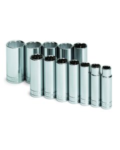 SKT4812 image(0) - S K Hand Tools Set Skt 1/2dr Dp 12pt Fr 12pc